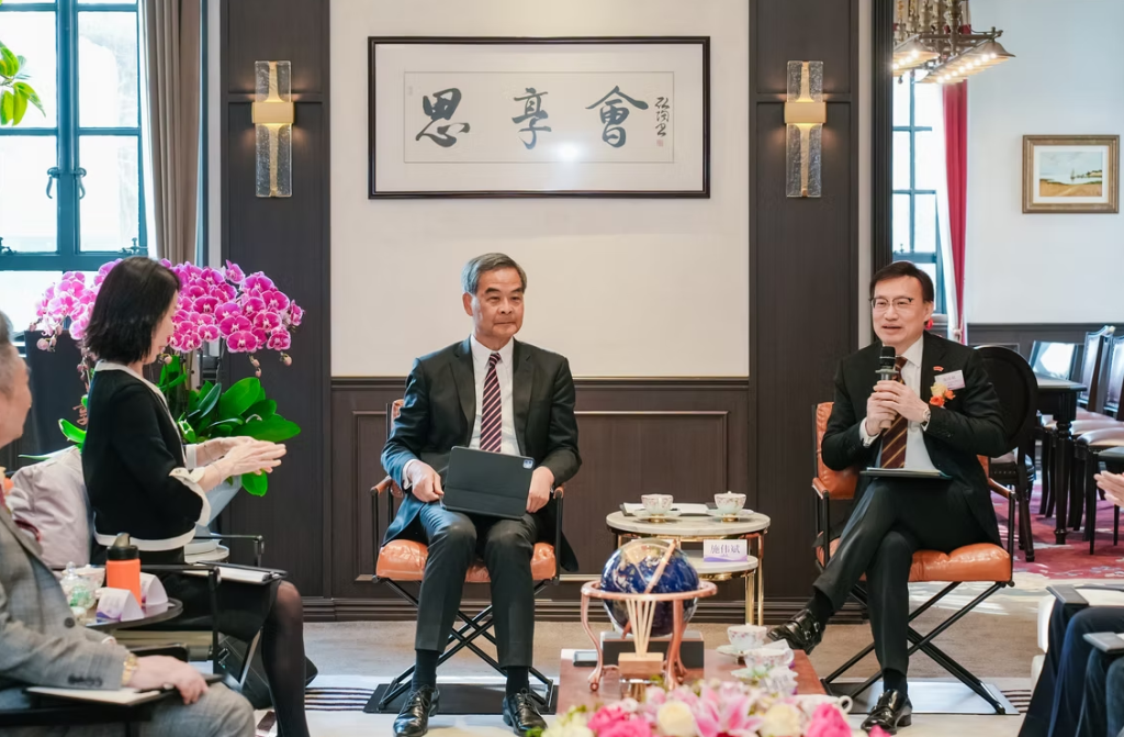Former HKSAR CE Mr Leung Chun-Ying's at the Ideas Sharing Conference Venu in Nanjing