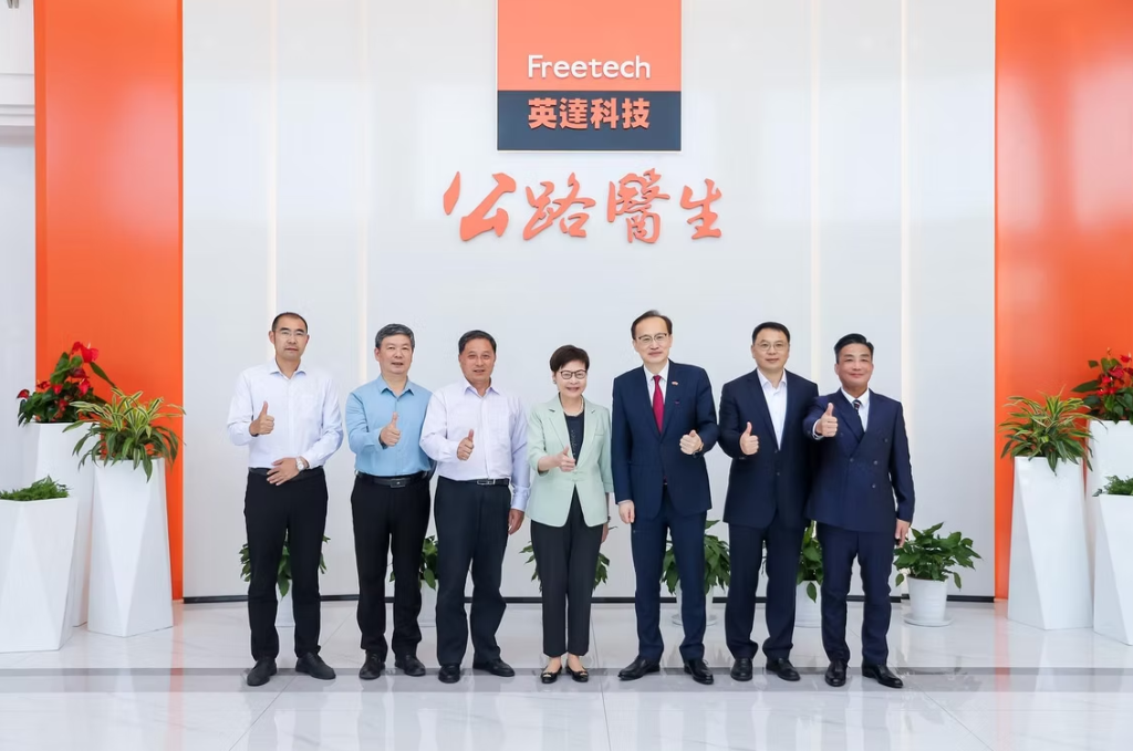 Former CE Mrs. Carrie Lam’s visit to Freetech’s Nanjing Factory